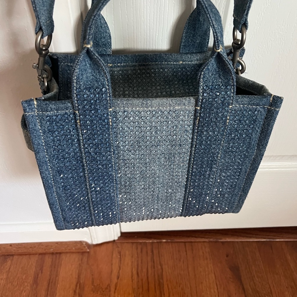 Marc Jacobs Blue Denim Tote with Structured Design / Small - Picture 4 of 7
